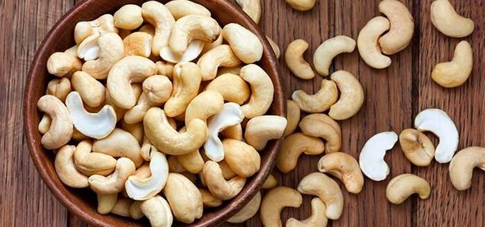 India pähklid potentsi suurendamiseks